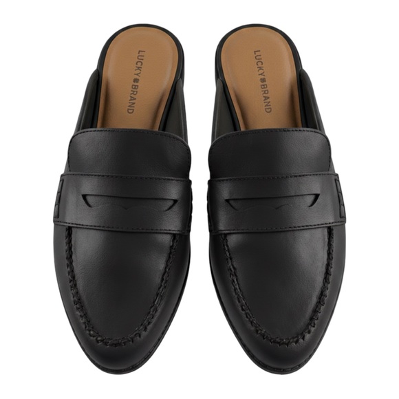 Lucky Brand Shoes - NWOT!LUCKY BRAND WOMEN’S MULE TYPE SLIP ON FLATS AND BLACK I” BOTTOM HEEL.SZ 10M